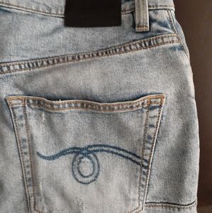 Men's R13 distressed jeans.